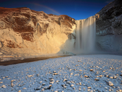 Frozen Skógarfoss