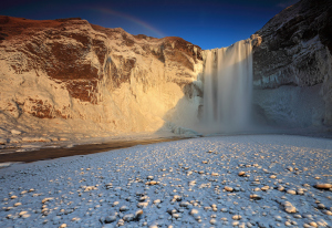 Frozen Skógarfoss