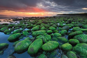 Radioactive Rocks at Hvarleyri, Hafnarfjörður in Iceland