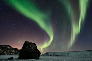 Solar Wind at Kleifarvatn, Iceland