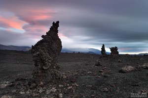 Lava cones at Heklusandar.